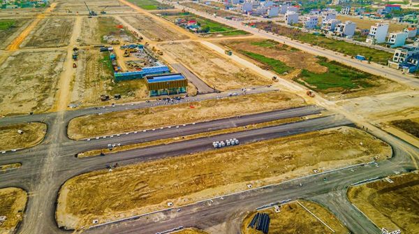 Hình ảnh tiến độ Hoàng Huy Green River Hải Phòng