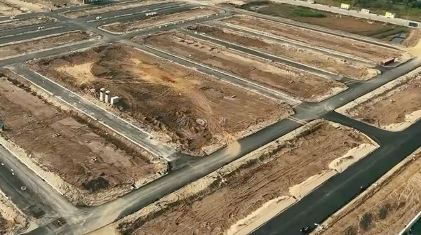 Hình ảnh thực tế công trường dự án Hoàng Huy Green River Hải Phòng