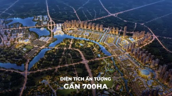Tổng diện tích khu đô thị Bắc Thăng Long Urban City lên tới 700ha