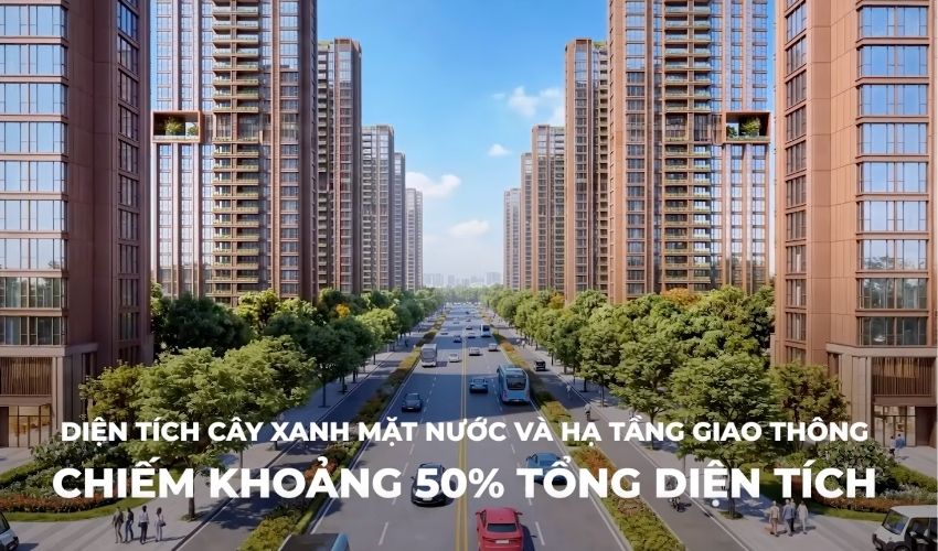 Bắc Thăng Long Urban City được xây dựng với đa dạng tiện ích